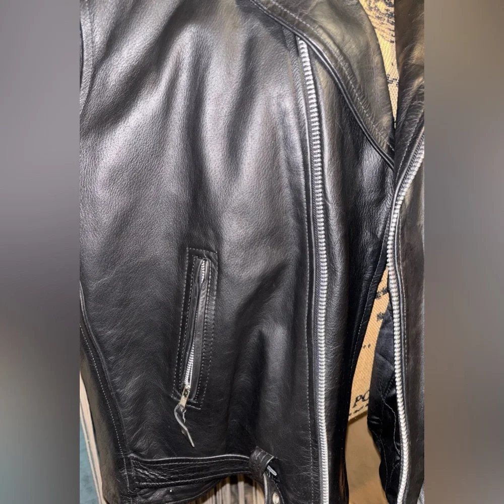 🏍️Z 1 R🏍️TRADITIONAL GENUINE LEATHER MOTORCYCLE BIKER JACKET🕶️
